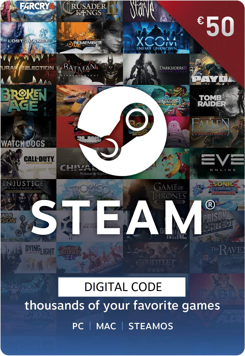 50 EUR Steam Guthaben