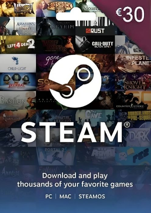 30 EUR Steam Guthaben